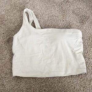 lululemon athletica White One-Shoulder Top